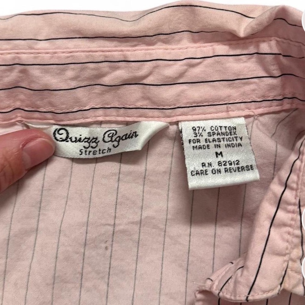 Y2K Striped Blouse - Picture 3 of 3